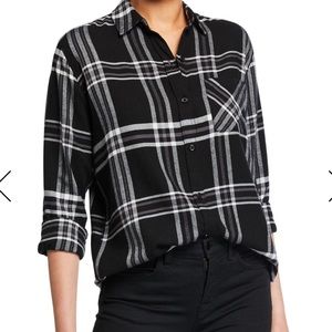 RAILS black & white plaid button down